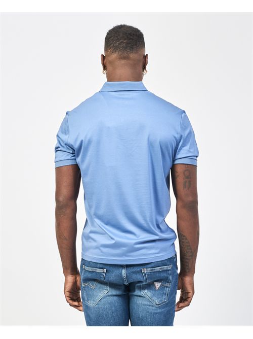 Polo Richmond X en coton avec logo brodé RICHMOND X | UMP25333POBLUE